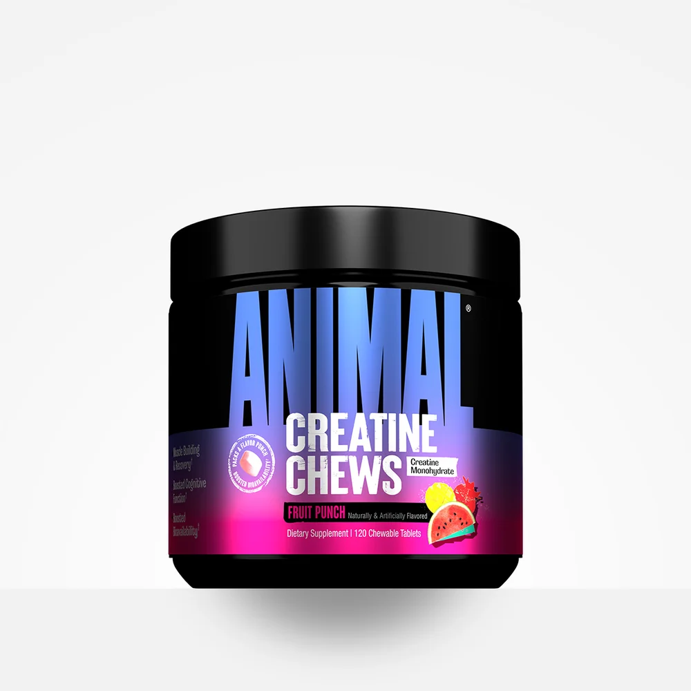 ANIMAL CREATINE CHEWS - 120 CHEWABLES House Nutrition Tunisie