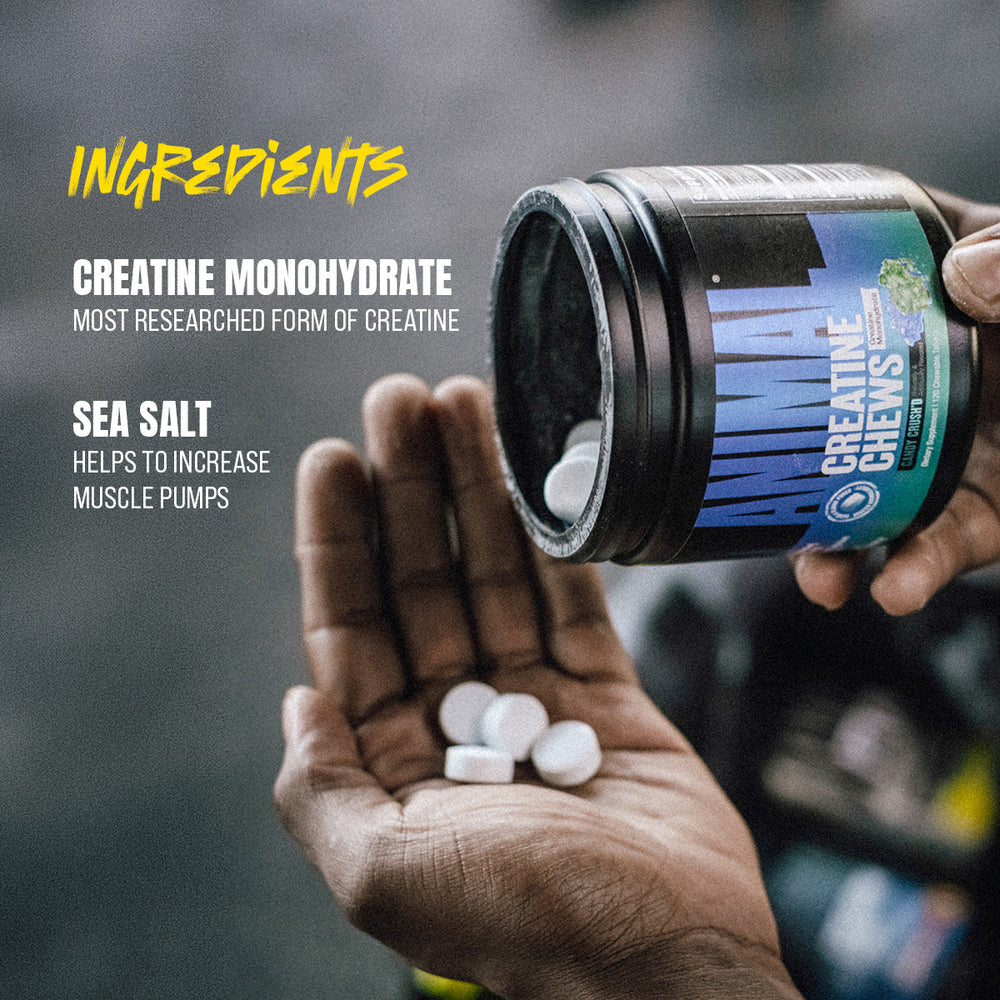 ANIMAL CREATINE CHEWS - 120 CHEWABLES