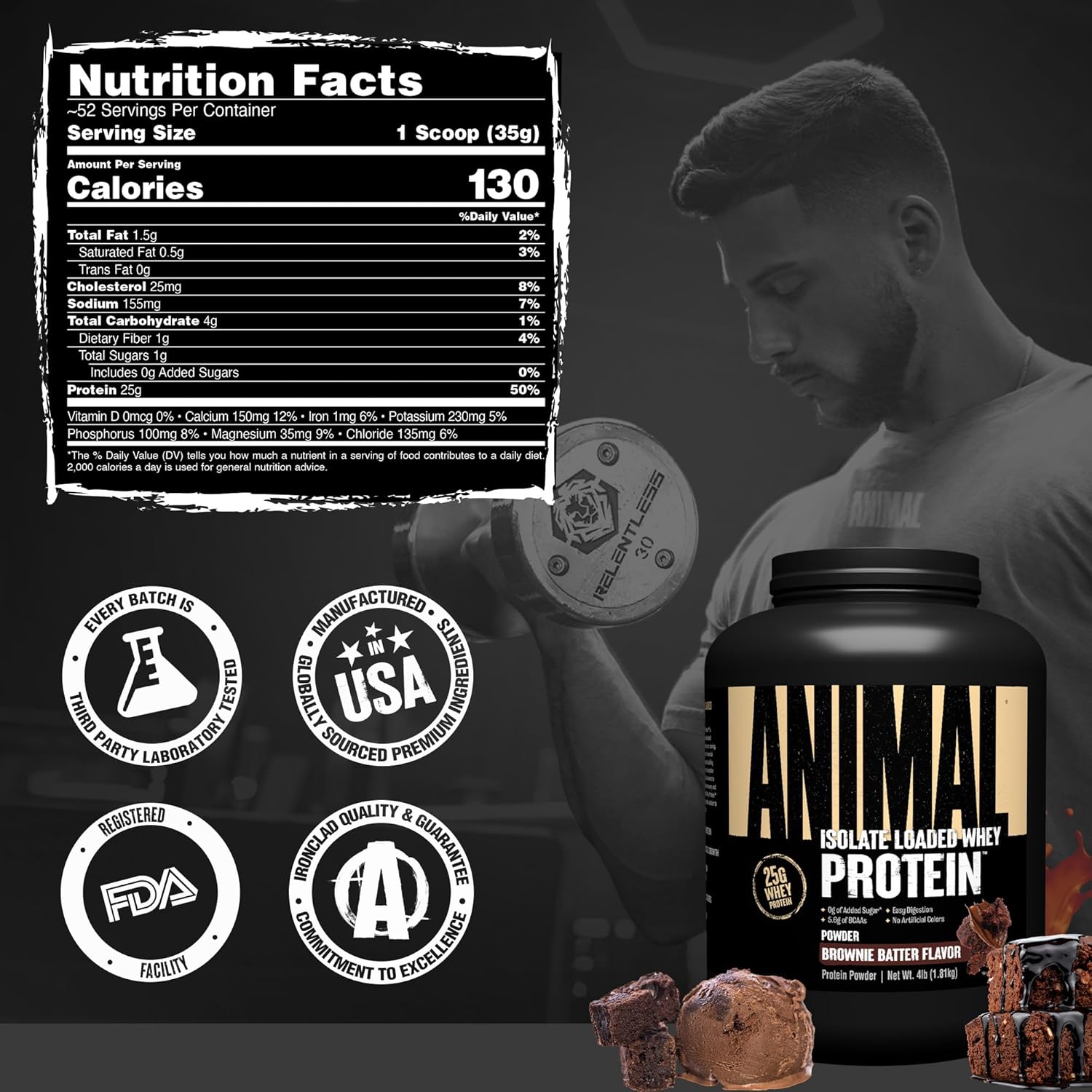 ISOLATE WHEY ANIMAL - 1.81KG