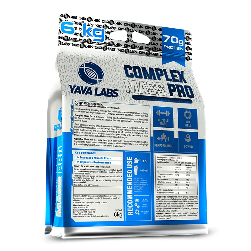 COMPLEX MASS PRO YAVA LABS - 6KG