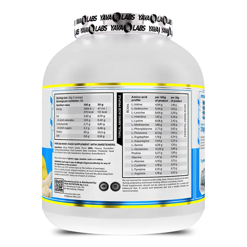 PURE ISO YAVA LABS - 2KG